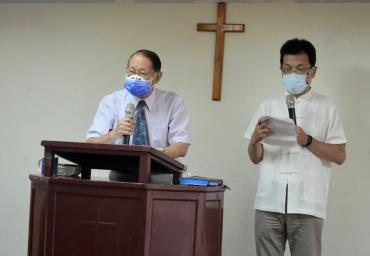 第1屆校友「黃金田」牧師回母校證道